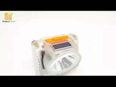 전문 재충전 광부 램프 15000 LUX IP67 장수 하드 모자 LED 조명