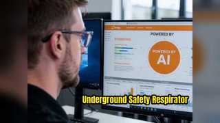 지하 광산 진열장을 위해 소형 ZL60 자가 구조 호흡기 내부 화학 물질이 포함됩니다