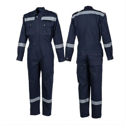 주문 불 retardant 100% Cotton 숨쉬는 안전복 개인 보호복 온라인 제조