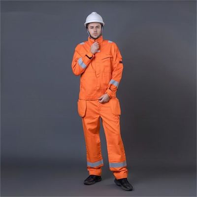 주문 65% 면 35% 폴리에스테르 안전 조업은 NZS 가벼운 방화제 상하가 붙은 작업복을 균일화시킵니다 온라인 제조