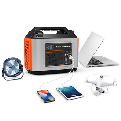주문 야외 캠핑 하이킹 휴대용 발전소 486Wh 500W 빠른 충전 USB 및 휴대용 배터리 백업 온라인 제조