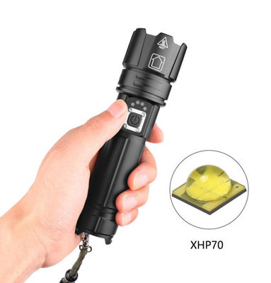 주문 1500 루멘스 LED 손전등, 망원경 확대 및 야외 활동 5 모드 온라인 제조