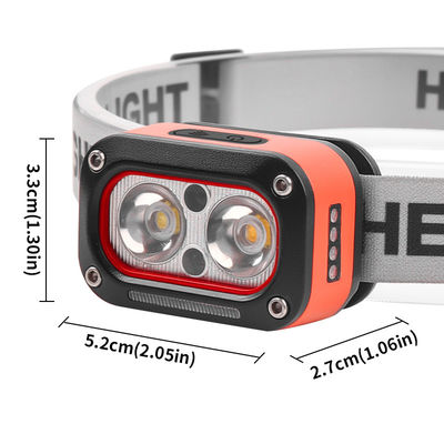 주문 LED 전등 200-400 루멘 야외 활동용 조절 가능한 조명 각도와 함께 IPX4 방수 온라인 제조