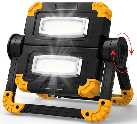 좋은 가격 재충전 가능한 휴대용 LED 워크 라이트 2000 루멘 360도 회전 및 5000mAh 배터리 온라인으로